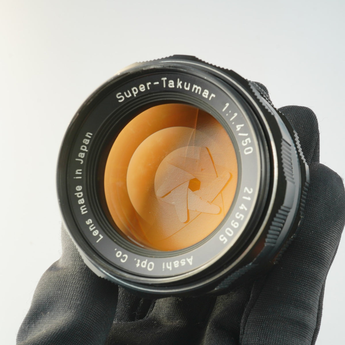 【Serviced】 PENTAX Super Takumar 50mm F/1.4 Yellow Thorium (M42用) 単焦点レンズ