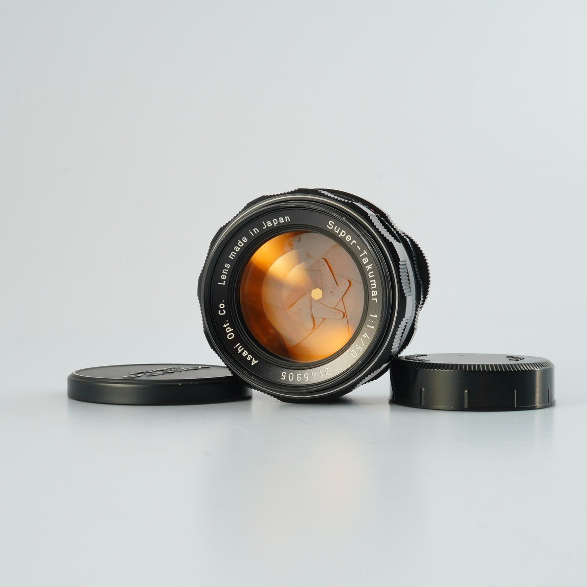 【Serviced】 PENTAX Super Takumar 50mm F/1.4 Yellow Thorium (M42用) 単焦点レンズ