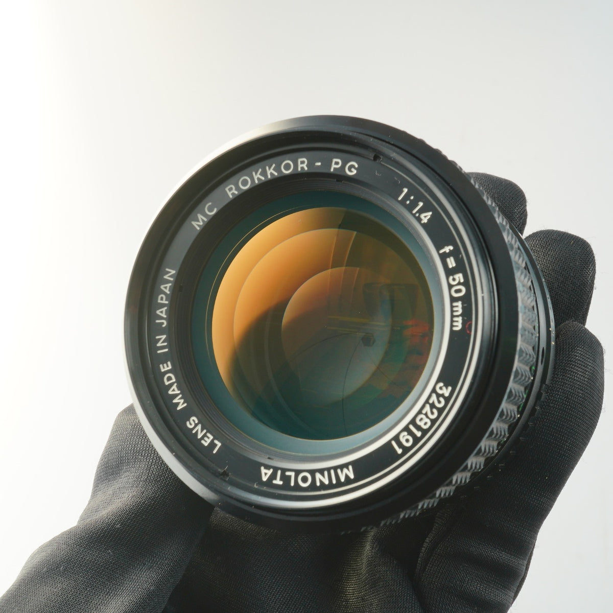 【Serviced】 MINOLTA MC ROKKOR PG 50mm F/1.4 単焦点レンズ