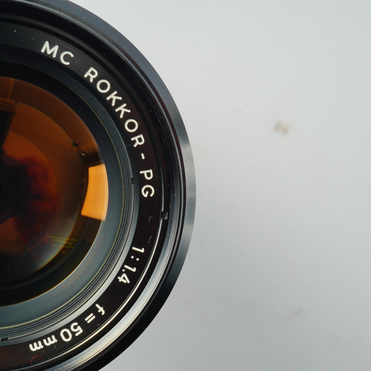 【Serviced】 MINOLTA MC ROKKOR PG 50mm F/1.4 単焦点レンズ