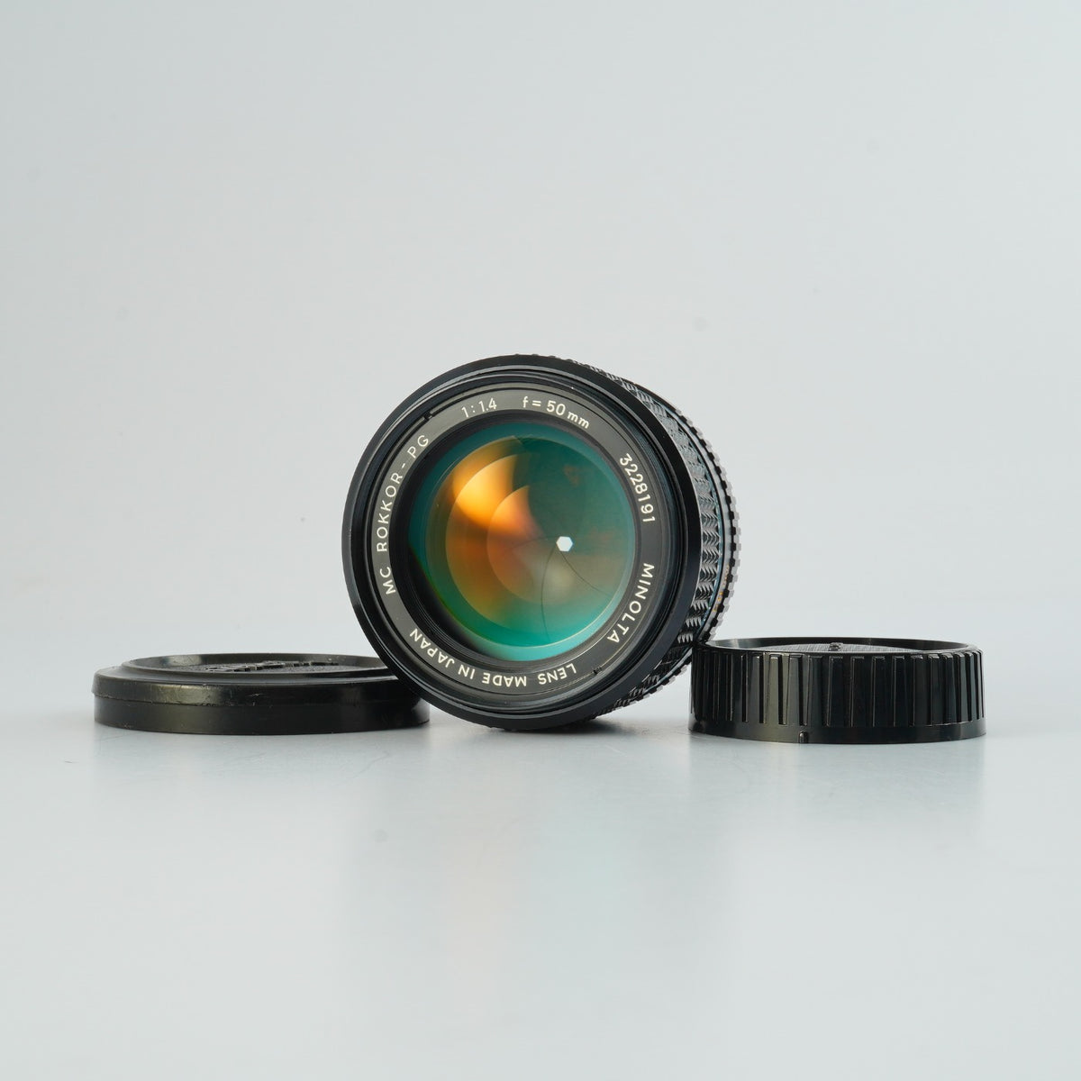 【Serviced】 MINOLTA MC ROKKOR PG 50mm F/1.4 単焦点レンズ