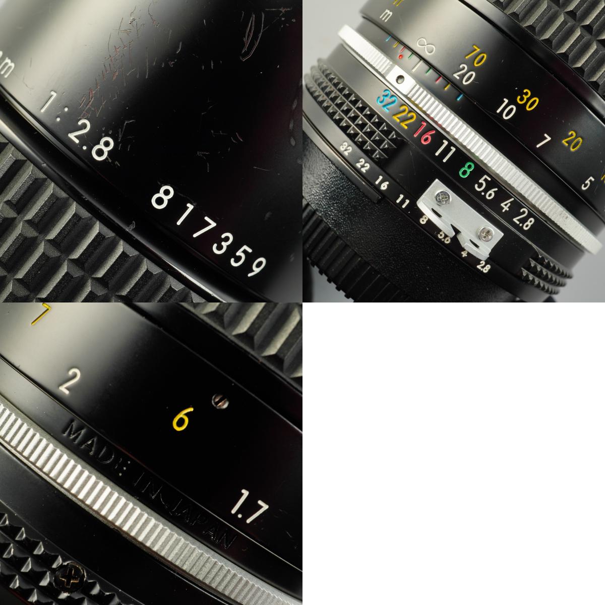 【Serviced】 Nikon Ai NIKKOR 135mm F/2.8 単焦点レンズ