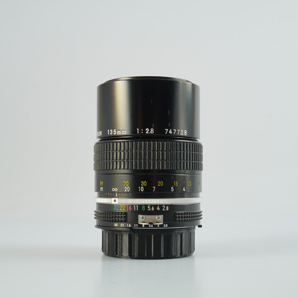 【Serviced】 Nikon Ai Nikkor 135mm F/2.8 単焦点レンズ