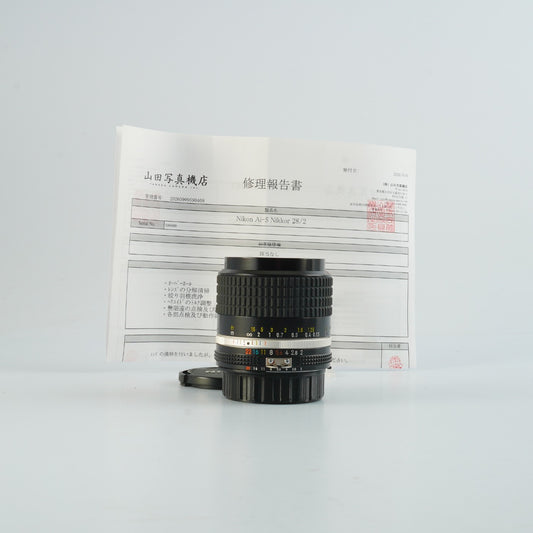 【Overhauled】 Nikon Ai-S NIKKOR 28mm F/2 単焦点レンズ