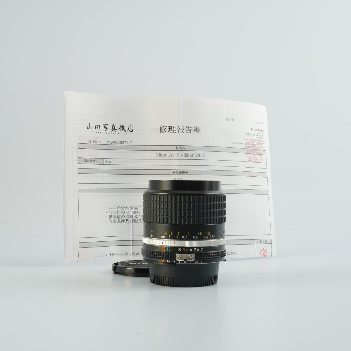 【Serviced】 Nikon Ai-S NIKKOR 28mm F/2 単焦点レンズ