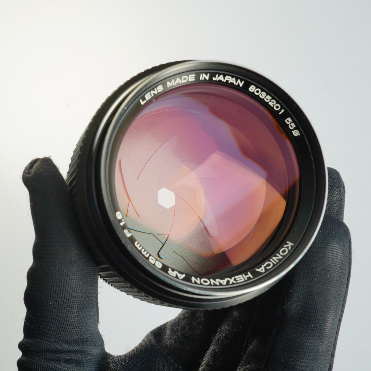 Konica Hexanon AR 85mm F/1.8 単焦点レンズ