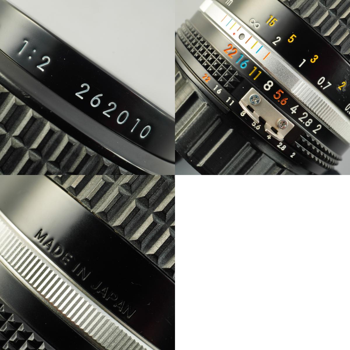【Serviced】 Nikon Ai-S NIKKOR 35mm F/2 単焦点レンズ