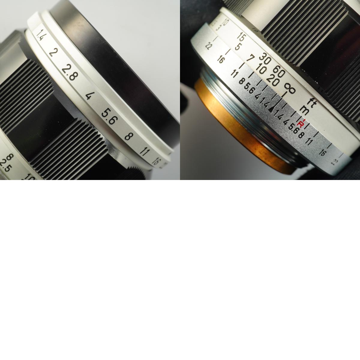 【Serviced】 Canon 50mm F/1.4 LTM 単焦点レンズ