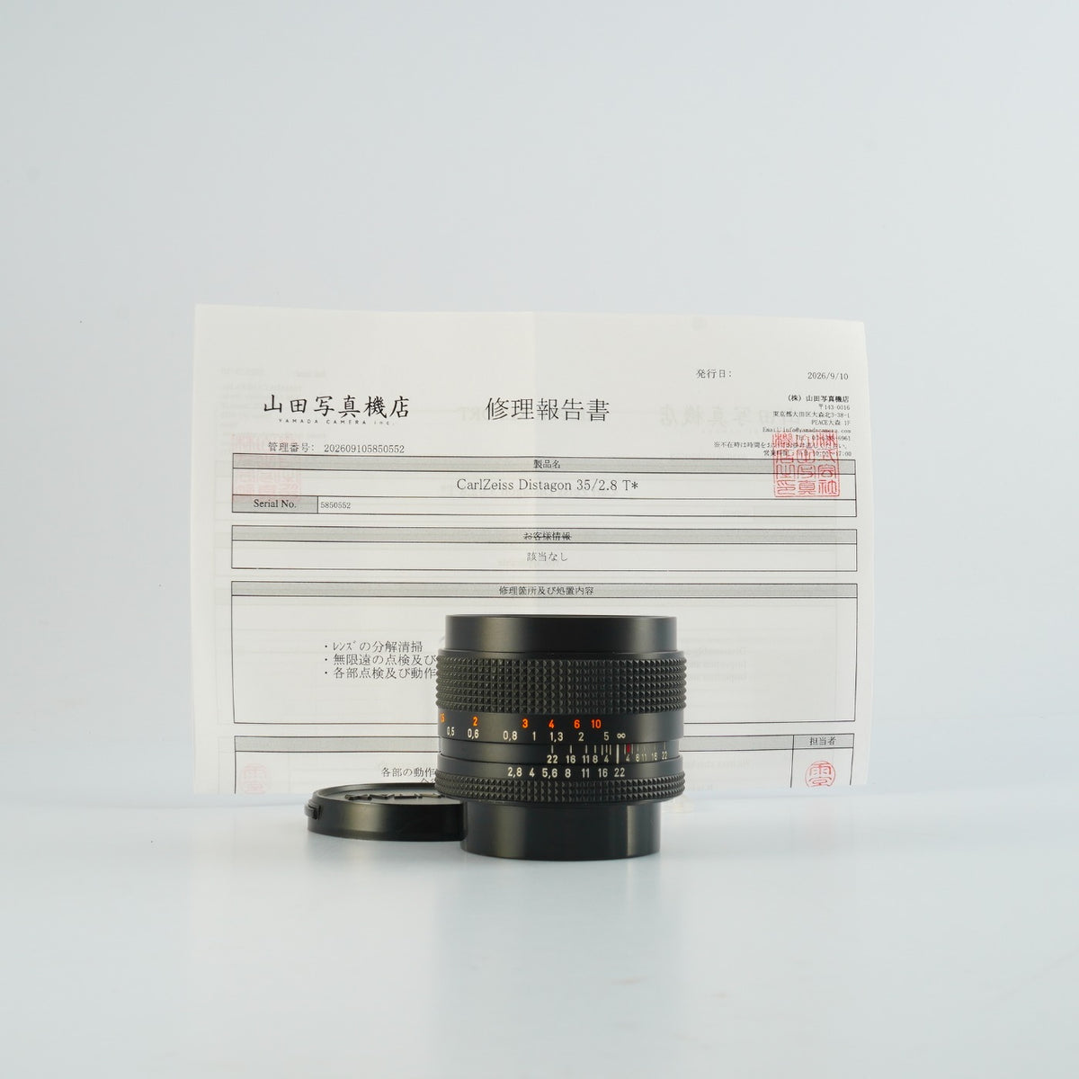 【Serviced】 CONTAX Carl Zeiss Distagon T* 35mm F/2.8 AEJ 単焦点レンズ