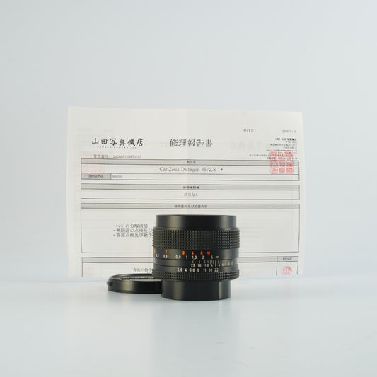 【Serviced】 CONTAX Carl Zeiss Distagon T* 35mm F/2.8 AEJ 単焦点レンズ
