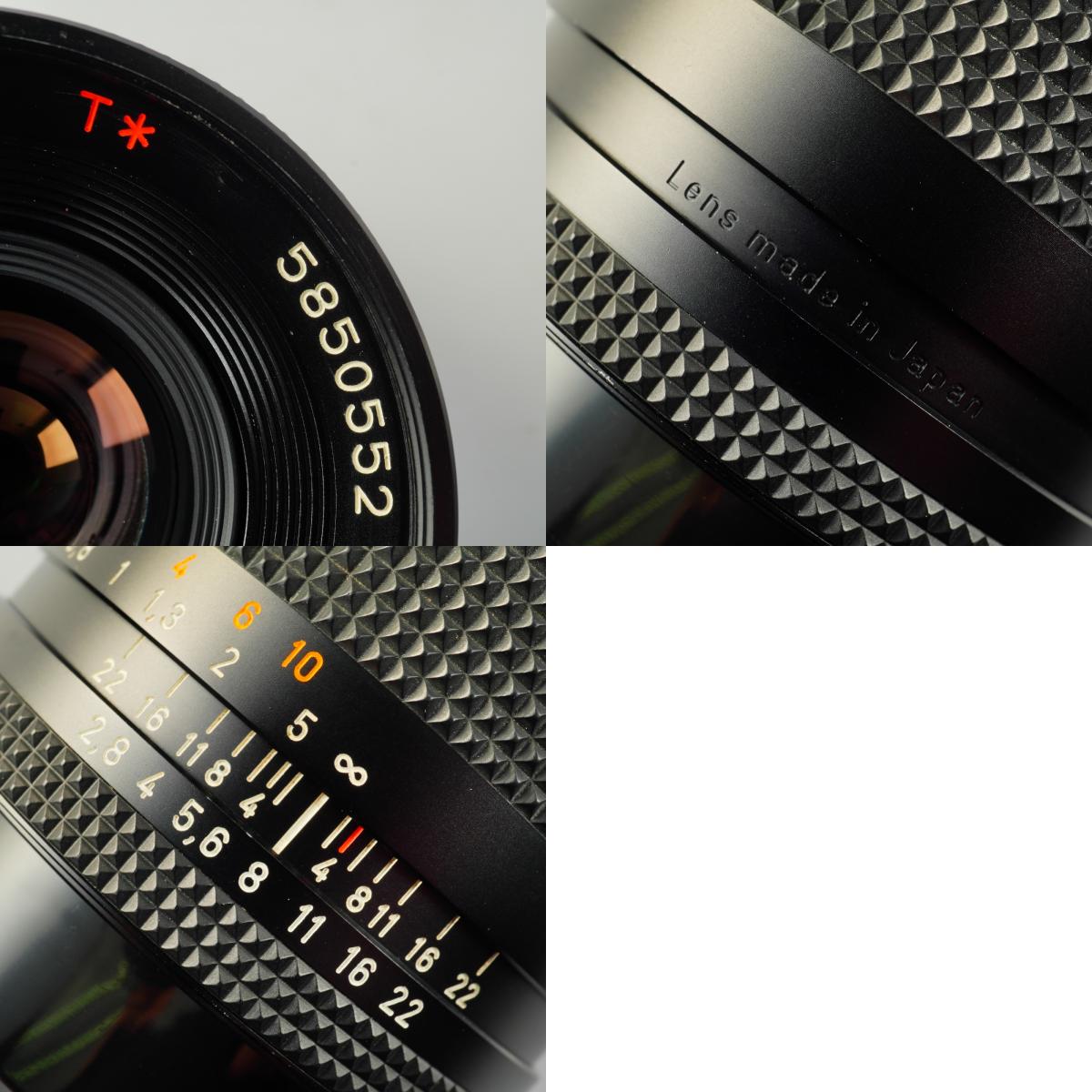 【Serviced】 CONTAX Carl Zeiss Distagon T* 35mm F/2.8 AEJ 単焦点レンズ