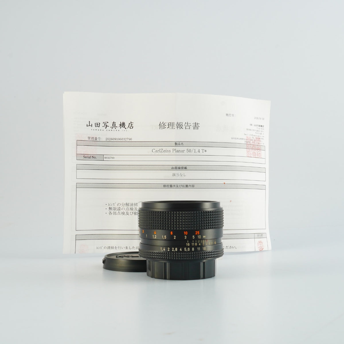 【Serviced】 CONTAX Carl Zeiss Planar T* 50mm F/1.4 AEJ 単焦点レンズ