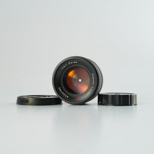 【Serviced】 CONTAX Carl Zeiss Planar T* 50mm F/1.4 AEJ 単焦点レンズ