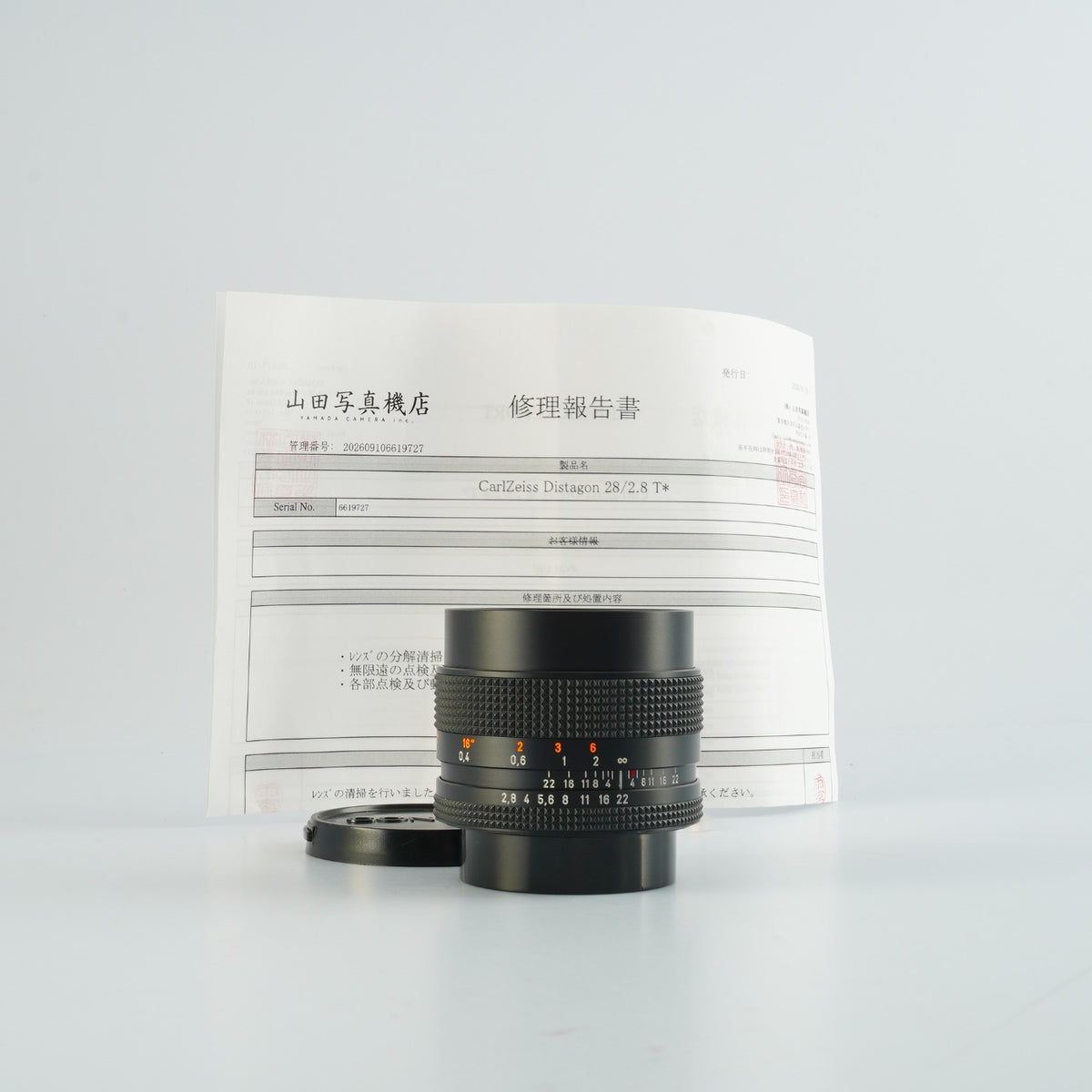 【Serviced】 CONTAX Carl Zeiss Distagon T* 28mm F/2.8 AEJ 単焦点レンズ