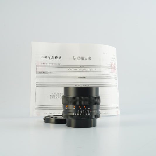 【Serviced】 CONTAX Carl Zeiss Distagon T* 28mm F/2.8 AEJ 単焦点レンズ