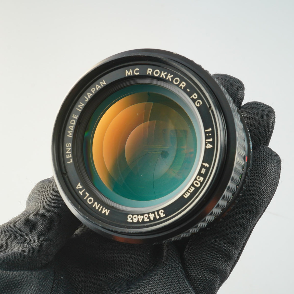 【Serviced】 MINOLTA MC ROKKOR PG 50mm F/1.4 単焦点レンズ