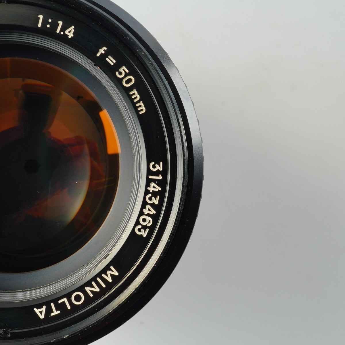 【Serviced】 MINOLTA MC ROKKOR PG 50mm F/1.4 単焦点レンズ