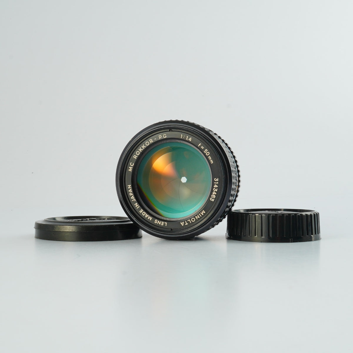 【Serviced】 MINOLTA MC ROKKOR PG 50mm F/1.4 単焦点レンズ