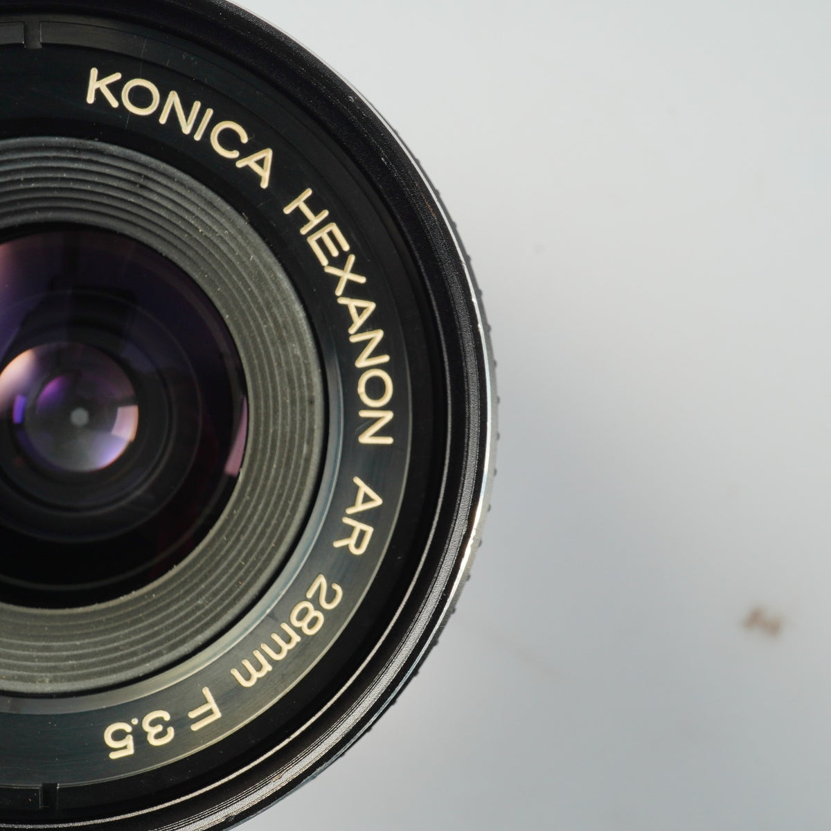 Konica Hexanon AR 28mm F/3.5 単焦点レンズ