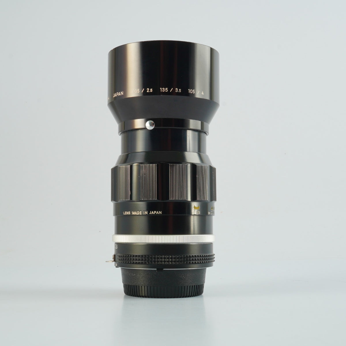 【Serviced】 Nikon Ai改 NIKKOR-P.C Auto 105mm F/2.5 単焦点レンズ