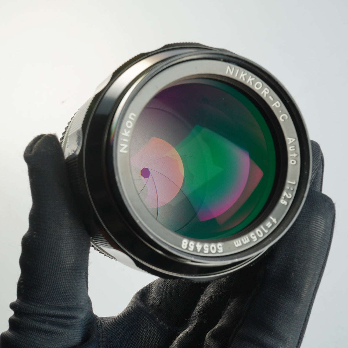【Serviced】 Nikon Ai改 NIKKOR-P.C Auto 105mm F/2.5 単焦点レンズ