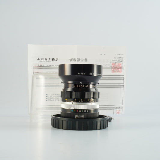 【Serviced】 Nikon 非Ai Nikkor-O Auto 35mm F/2 単焦点レンズ