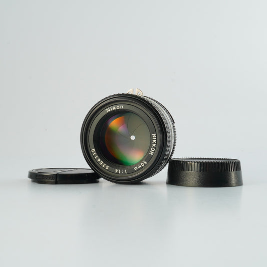 【Serviced】 Nikon Ai-S NIKKOR 50mm F/1.4 単焦点レンズ