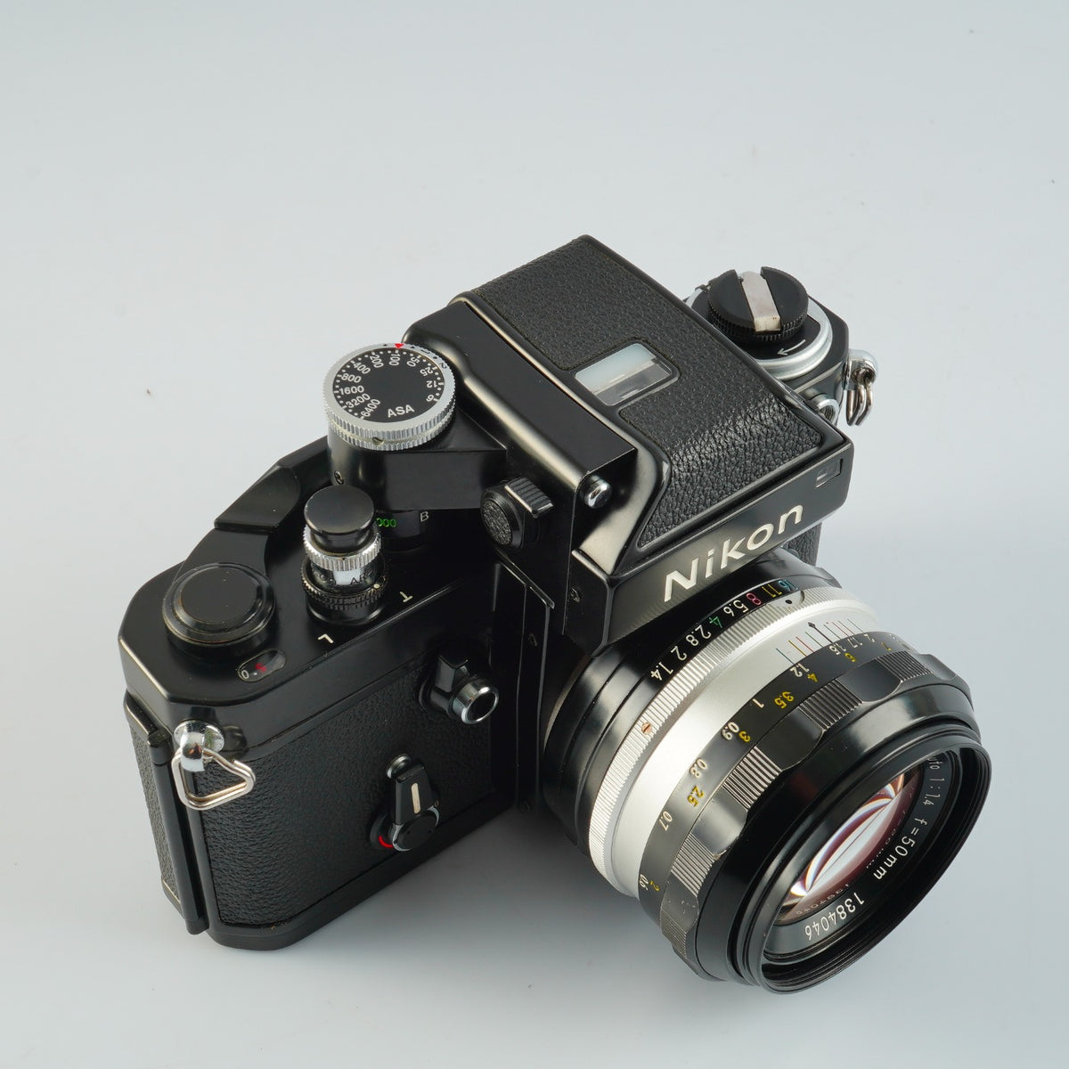 【Overhauled】 Nikon F2 Photomic DP-1 Black + 非Ai NIKKOR-S.C 50mm F/1.4 MF フィルム一眼レフカメラ