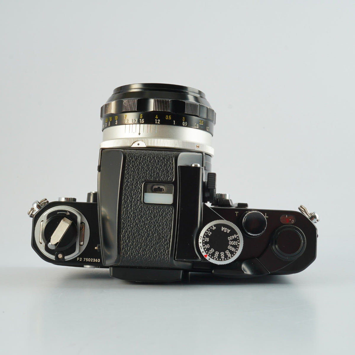 【Overhauled】 Nikon F2 Photomic DP-1 Black + 非Ai NIKKOR-S.C 50mm F/1.4 MF フィルム一眼レフカメラ
