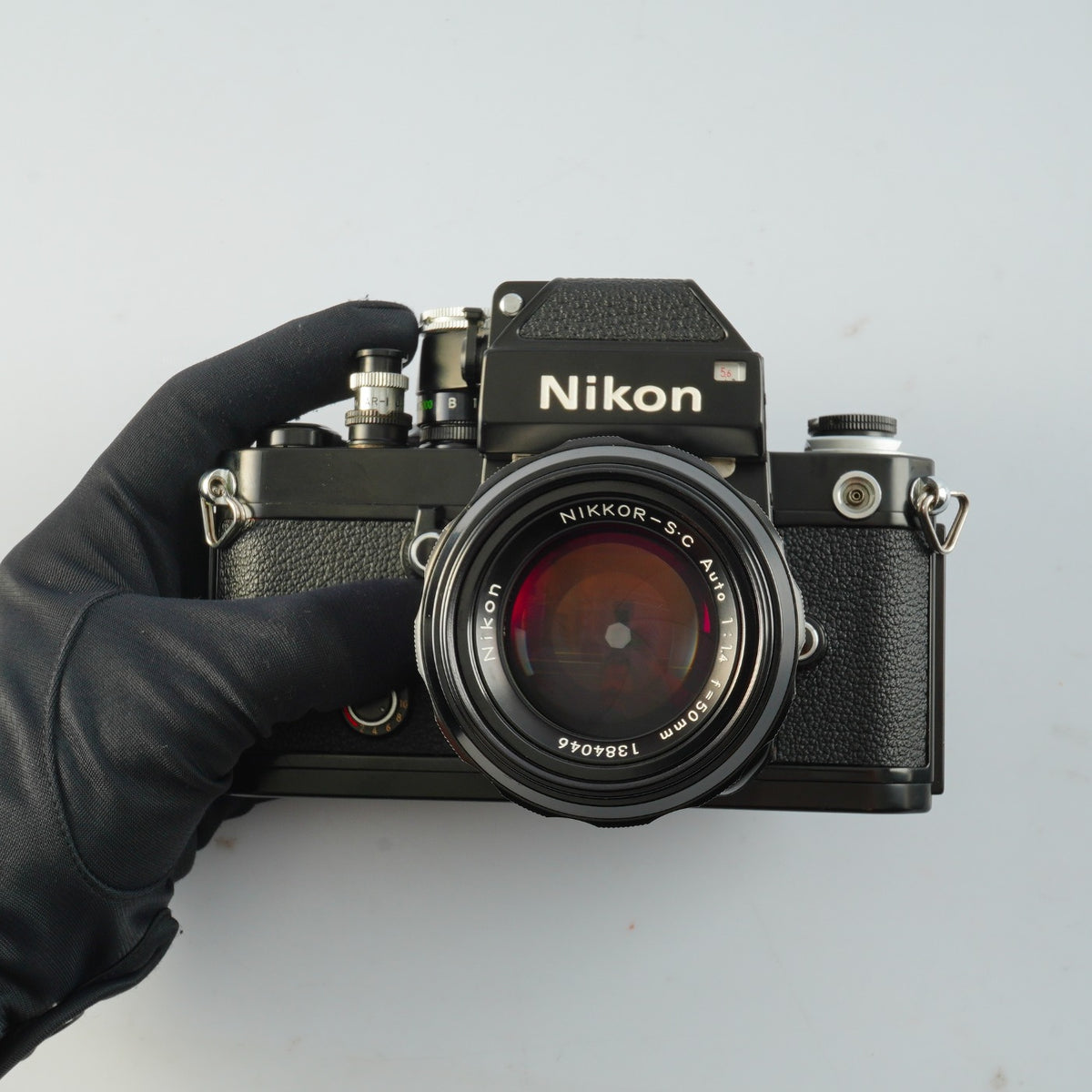【Overhauled】 Nikon F2 Photomic DP-1 Black + 非Ai NIKKOR-S.C 50mm F/1.4 MF フィルム一眼レフカメラ