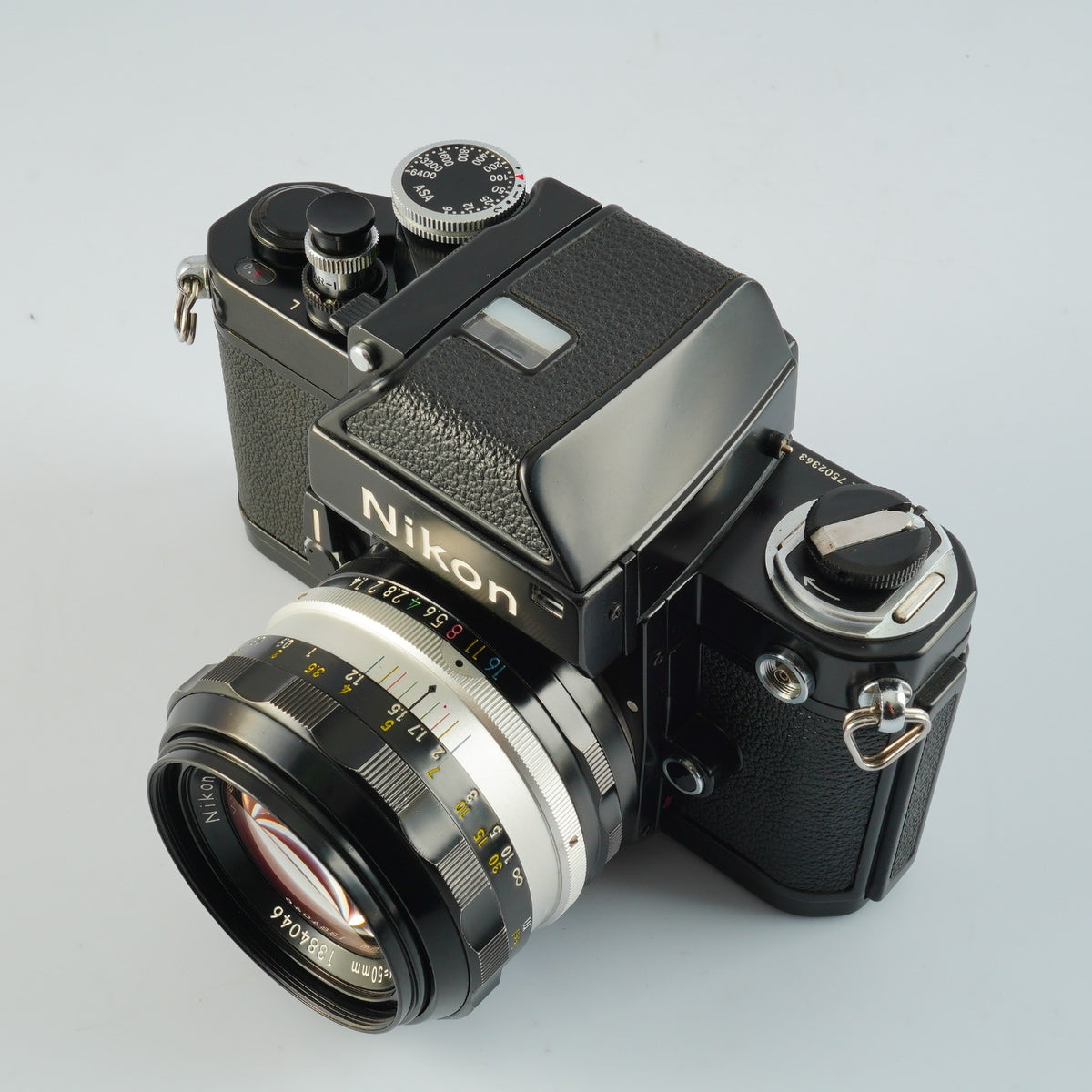 【Overhauled】 Nikon F2 Photomic DP-1 Black + 非Ai NIKKOR-S.C 50mm F/1.4 MF フィルム一眼レフカメラ