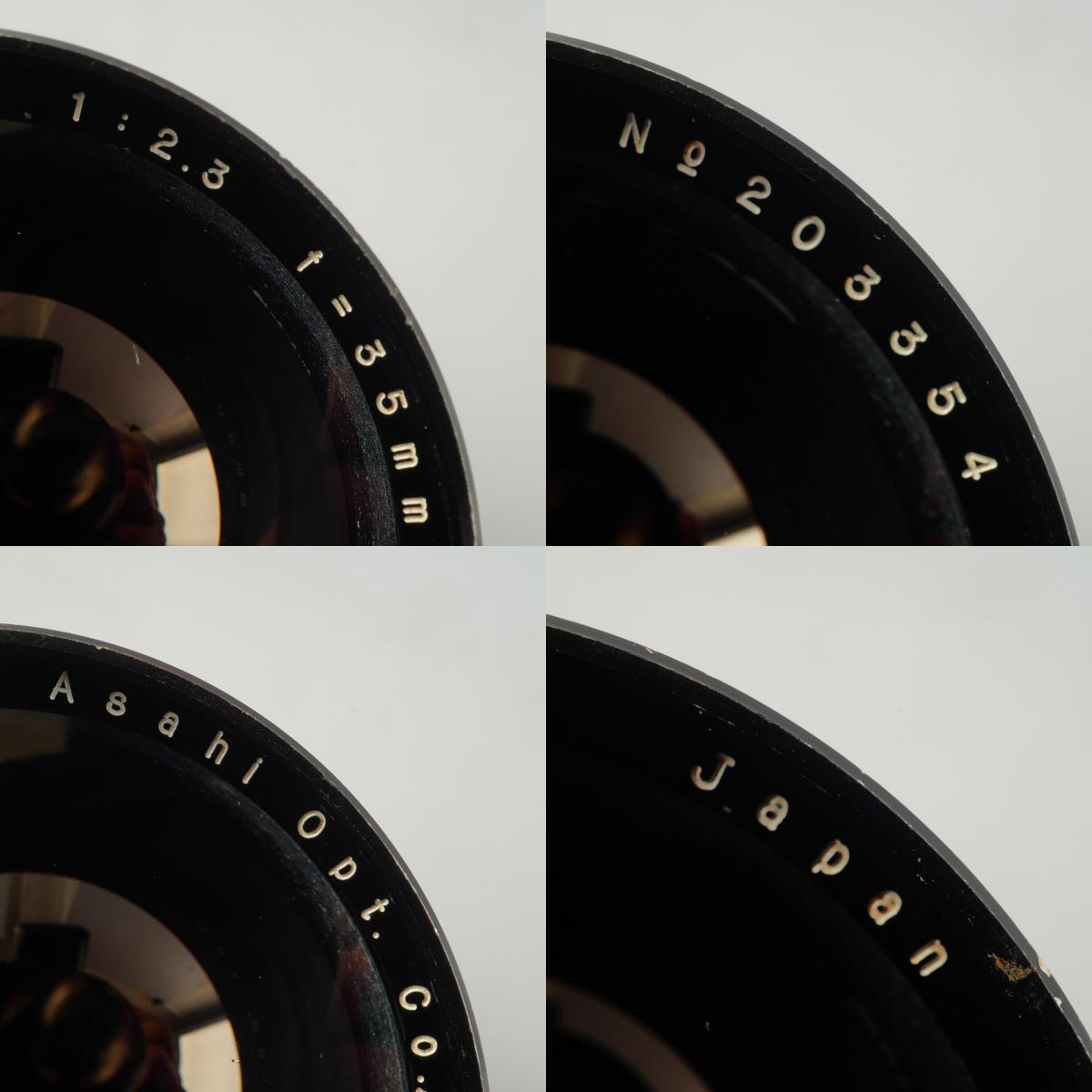 【Serviced】 PENTAX Auto Takumar 35mm F/2.3 (M42用) 単焦点レンズ