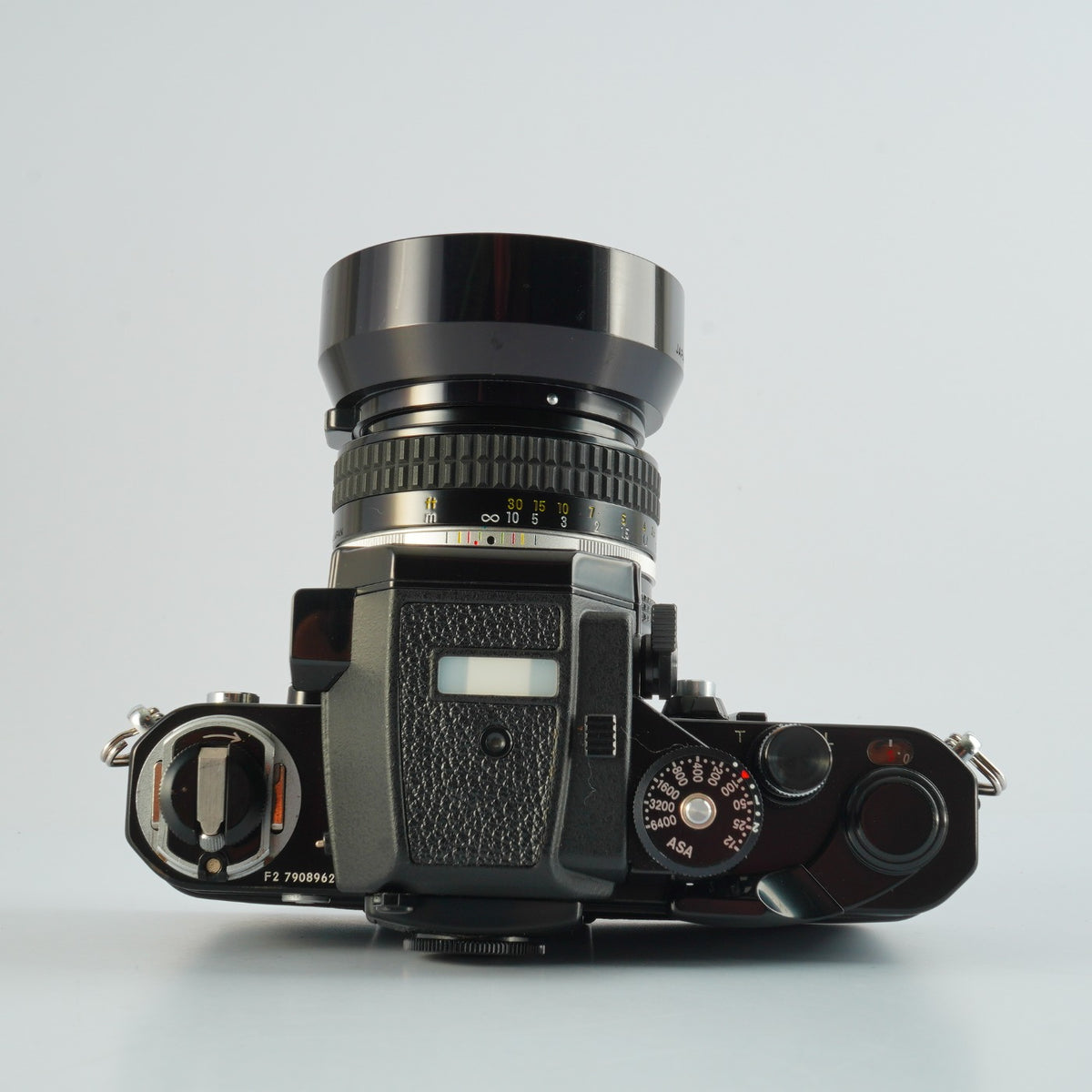 【Overhauled】 Nikon F2 Photomic AS DP-12 Black + Ai NIKKOR 50mm F/1.4 + AR-1 MF フィルム一眼レフカメラ