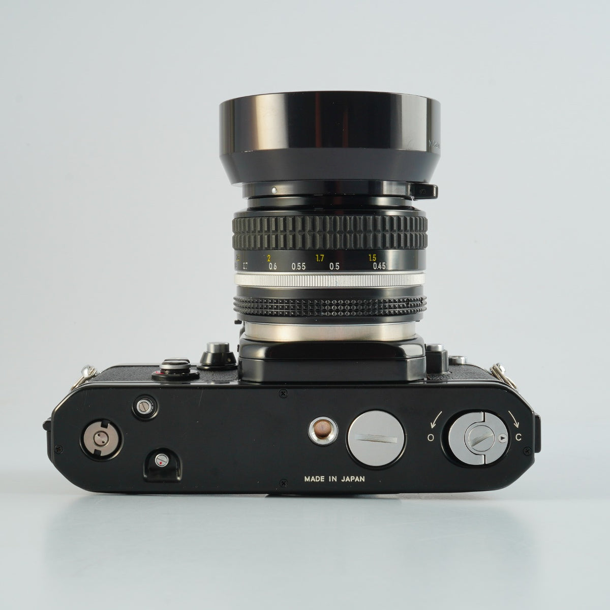 【Overhauled】 Nikon F2 Photomic AS DP-12 Black + Ai NIKKOR 50mm F/1.4 + AR-1 MF フィルム一眼レフカメラ