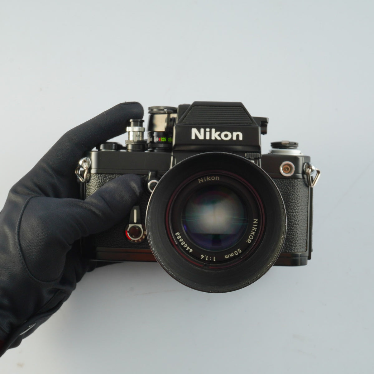 【Overhauled】 Nikon F2 Photomic AS DP-12 Black + Ai NIKKOR 50mm F/1.4 + AR-1 MF フィルム一眼レフカメラ