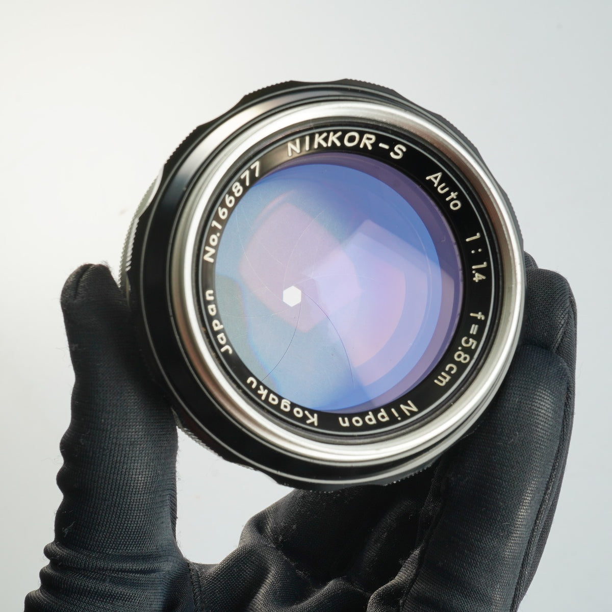 【Serviced】 Nikon 非Ai Nikkor-S Auto 5.8cm 58mm F/1.4 PAT PEND 単焦点レンズ