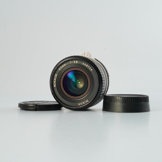 【Serviced】 Nikon Ai NIKKOR 35mm F/2.8 単焦点レンズ