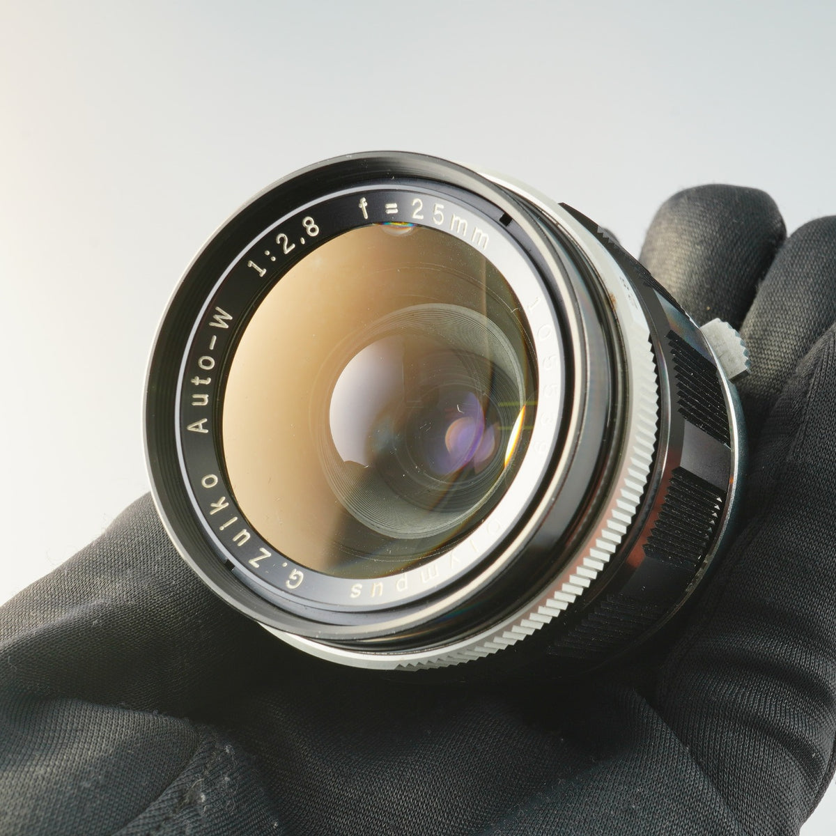 【Serviced】 OLYMPUS G.ZUIKO AUTO-W 25mm F/2.8 for PEN FT / FV / F 単焦点レンズ