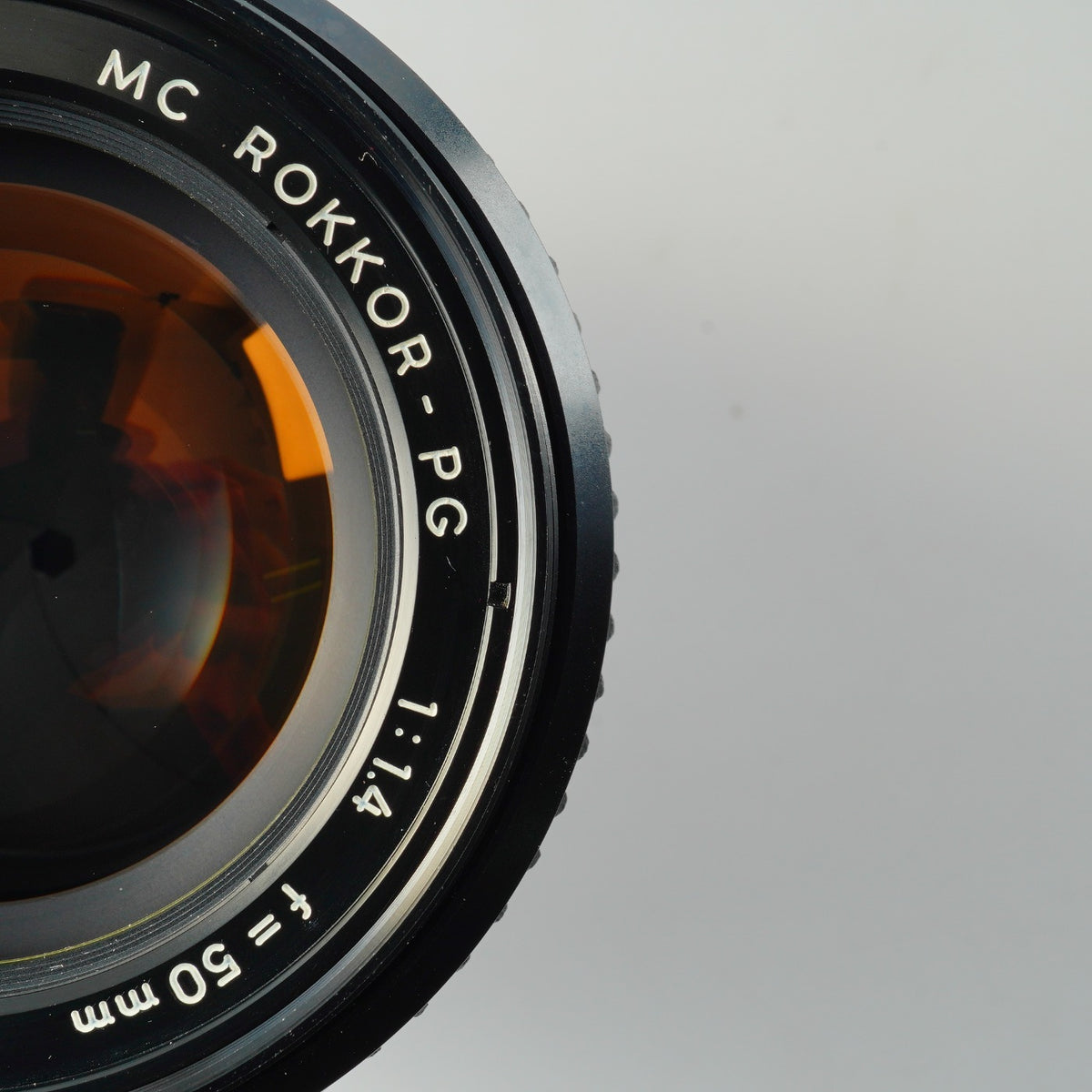 【Serviced】 MINOLTA MC ROKKOR PG 50mm F/1.4 単焦点レンズ