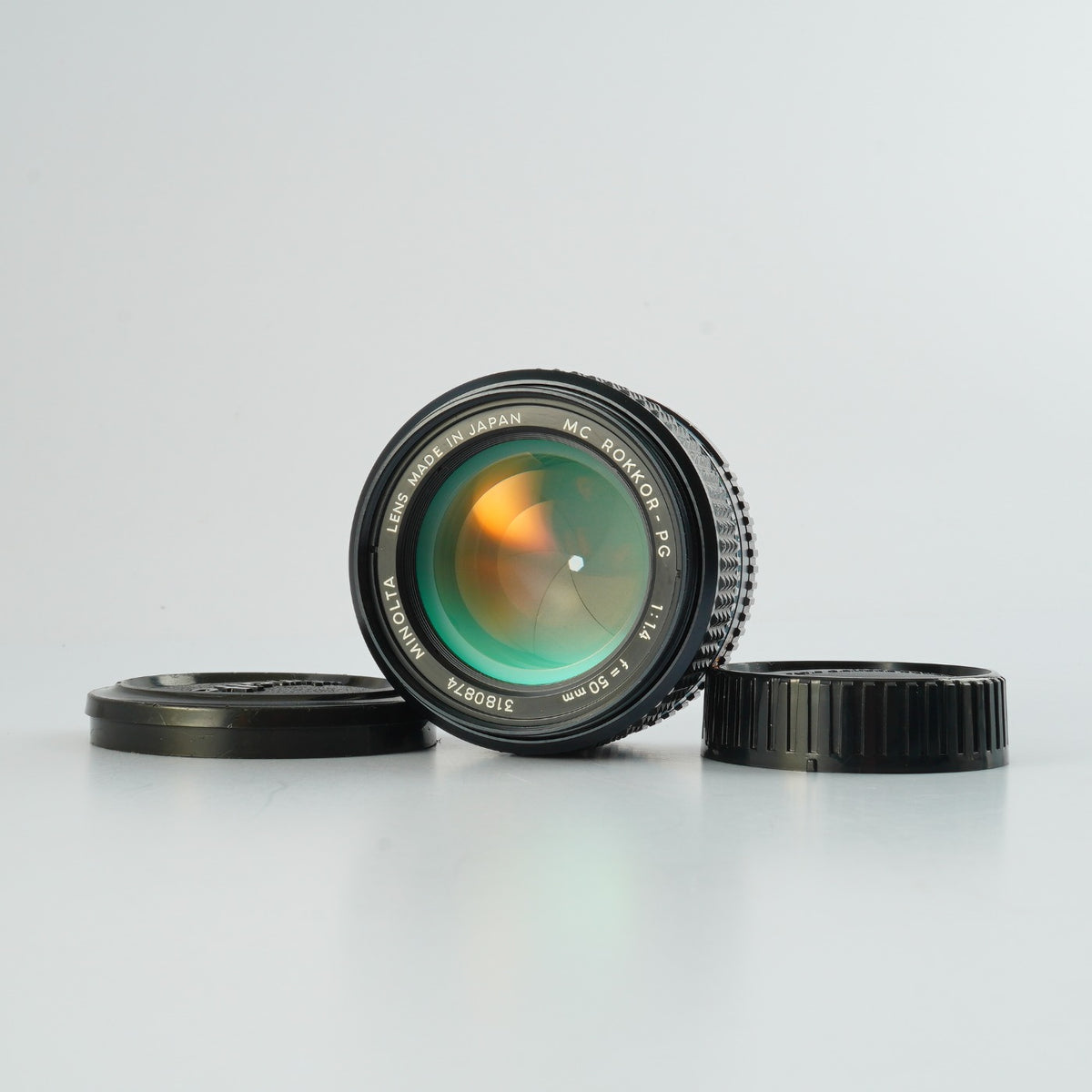 【Serviced】 MINOLTA MC ROKKOR PG 50mm F/1.4 単焦点レンズ