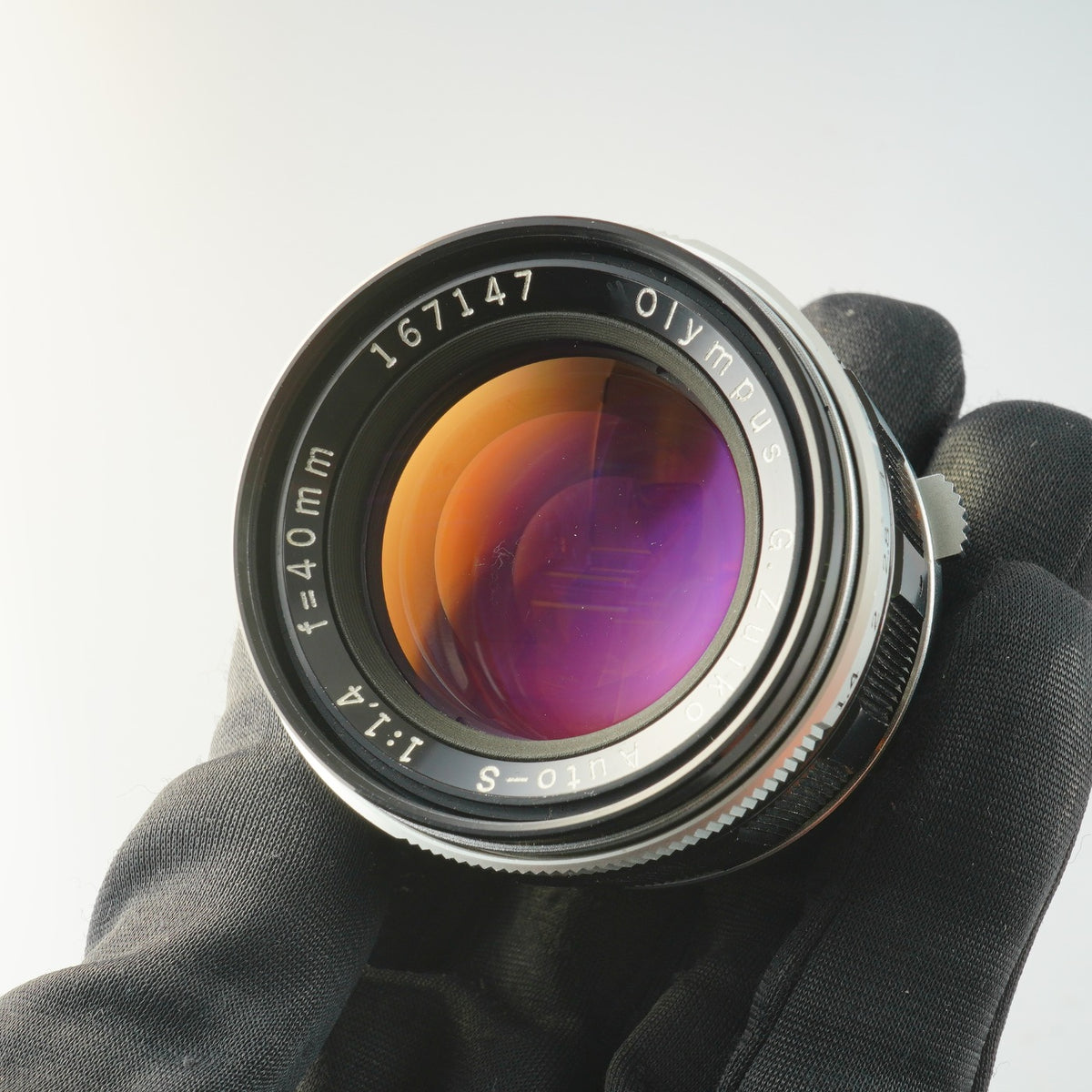 【Serviced】 OLYMPUS G.ZUIKO AUTO-S 40mm F/1.4 for PEN FT / FV / F 単焦点レンズ