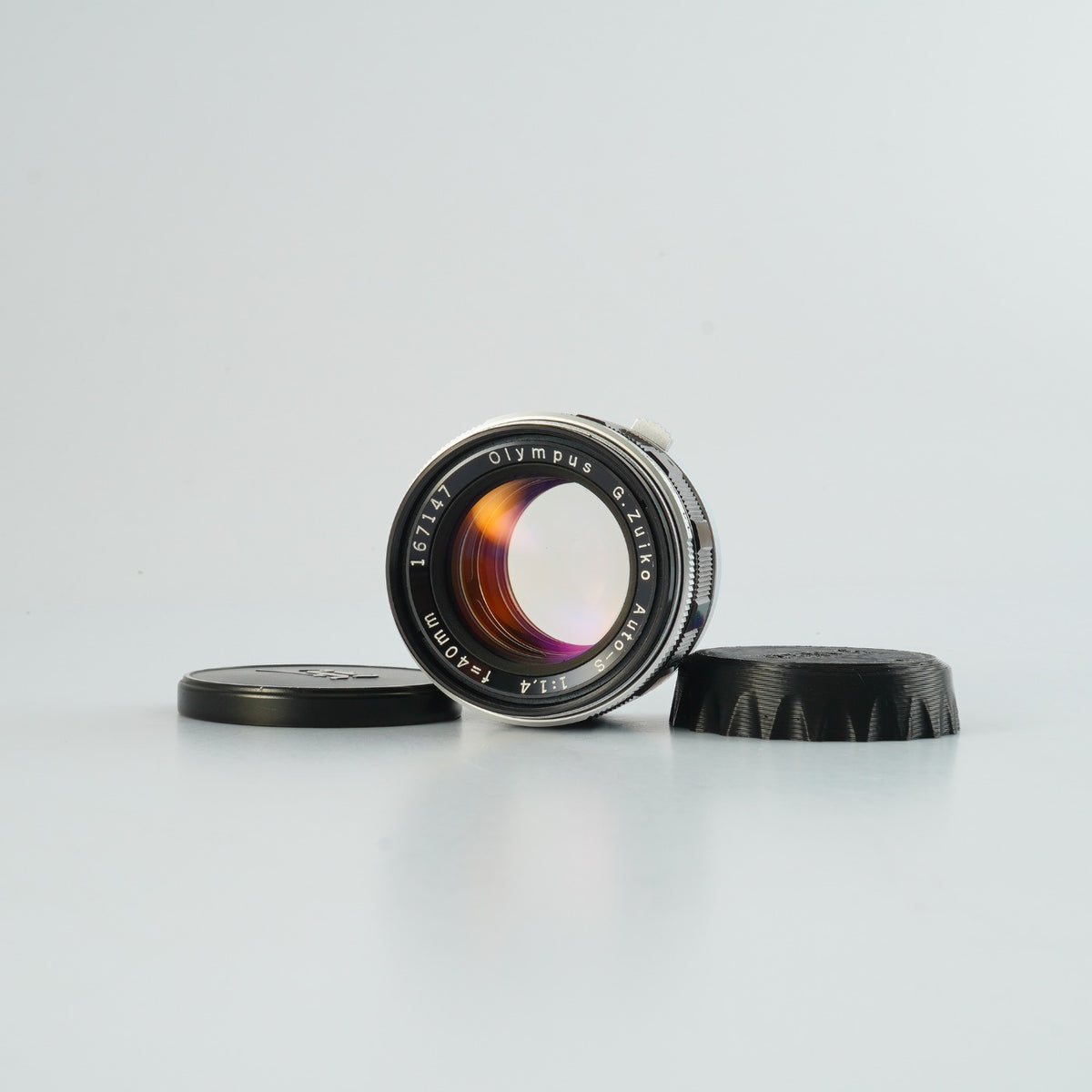 【Serviced】 OLYMPUS G.ZUIKO AUTO-S 40mm F/1.4 for PEN FT / FV / F 単焦点レンズ