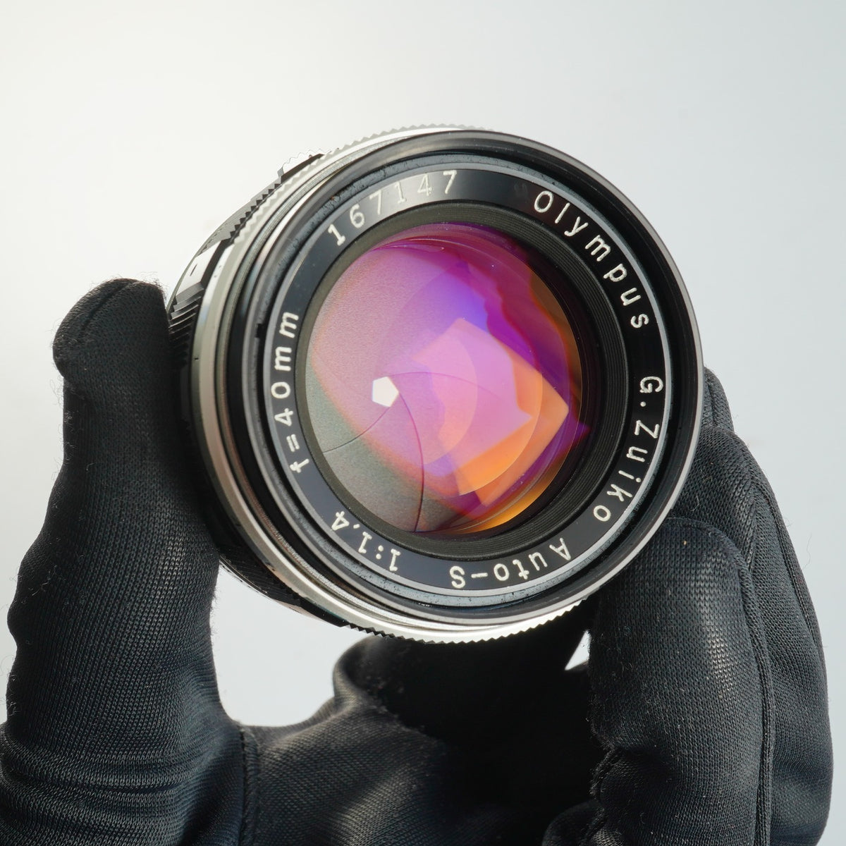 【Serviced】 OLYMPUS G.ZUIKO AUTO-S 40mm F/1.4 for PEN FT / FV / F 単焦点レンズ