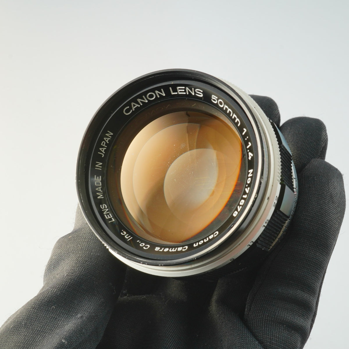 【Serviced】 Canon 50mm F/1.4 LTM 単焦点レンズ