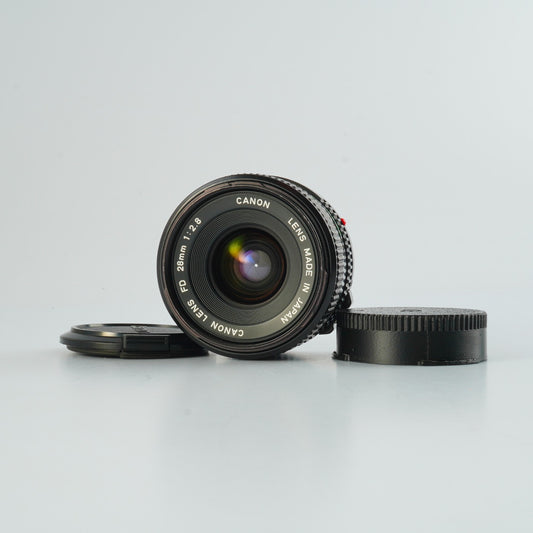 【Serviced】 Canon New FD NFD 28mm F/2.8 単焦点レンズ