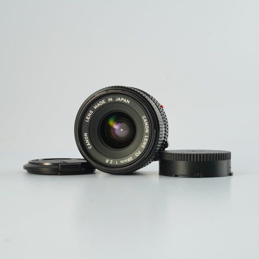 【Serviced】 Canon New FD NFD 28mm F/2.8 単焦点レンズ