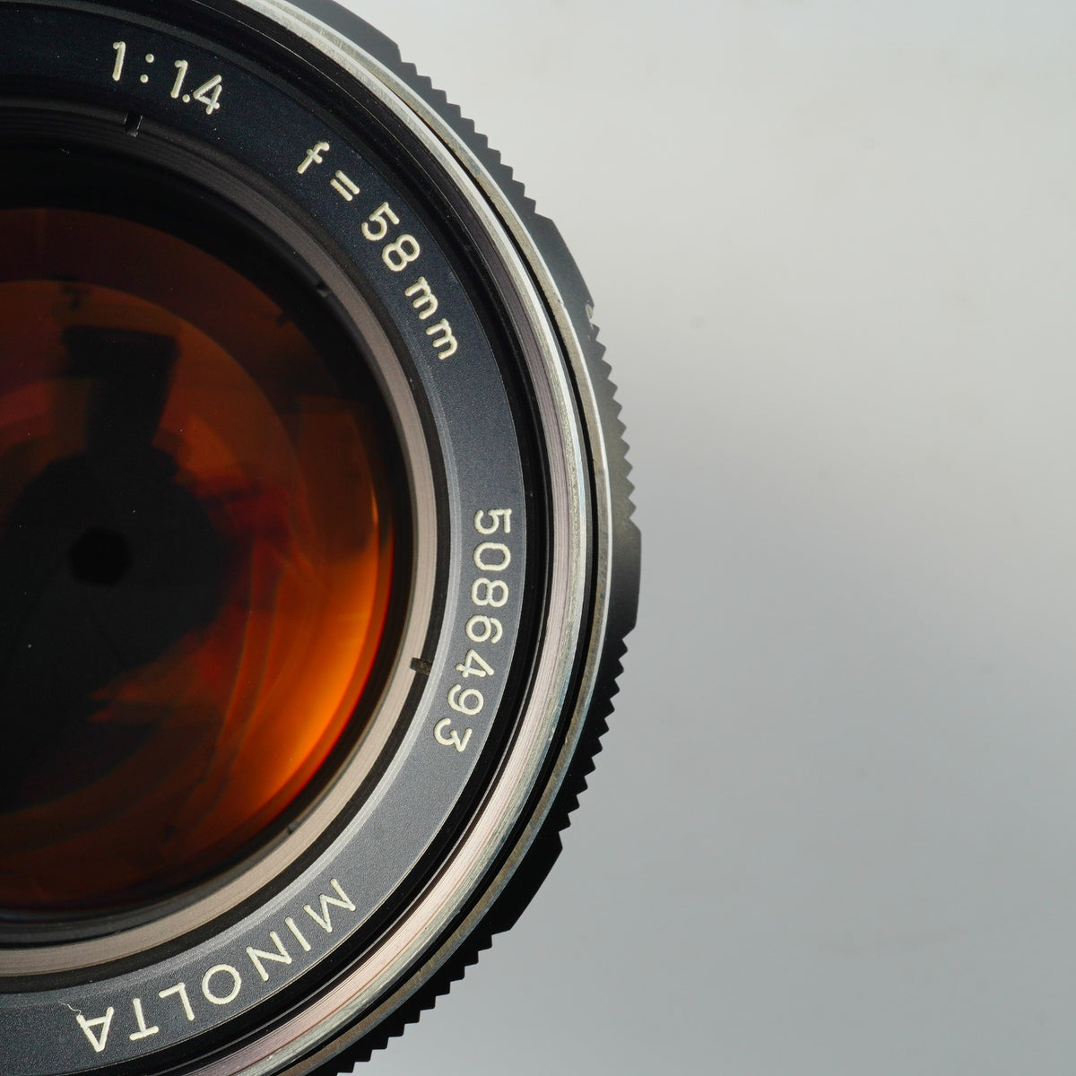 【Serviced】 MINOLTA MC ROKKOR-PF 58mm F/1.4 単焦点レンズ