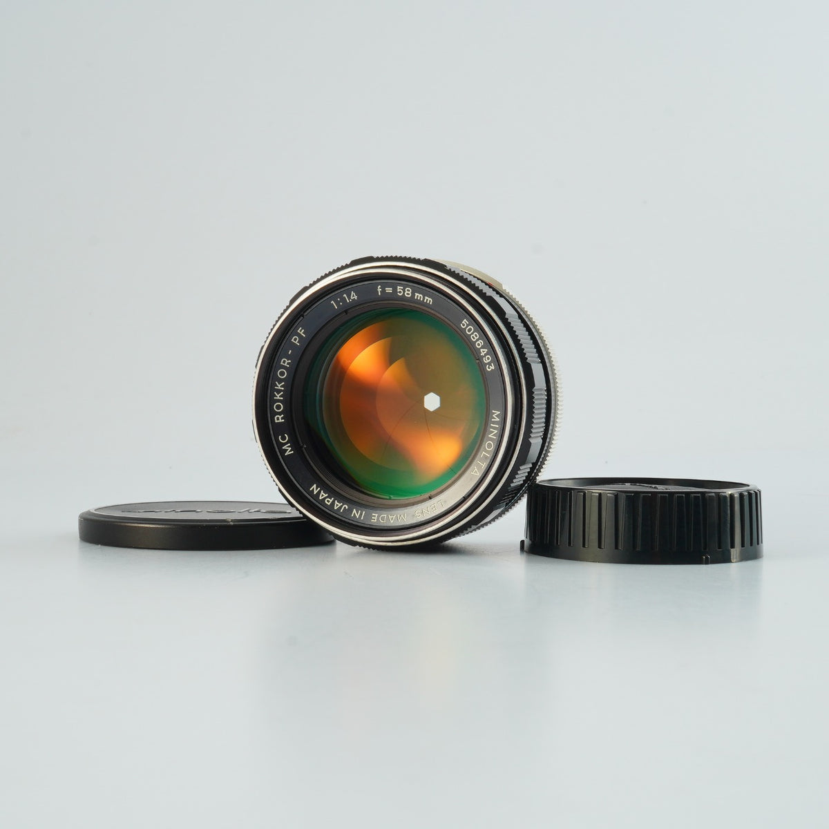 【Serviced】 MINOLTA MC ROKKOR-PF 58mm F/1.4 単焦点レンズ