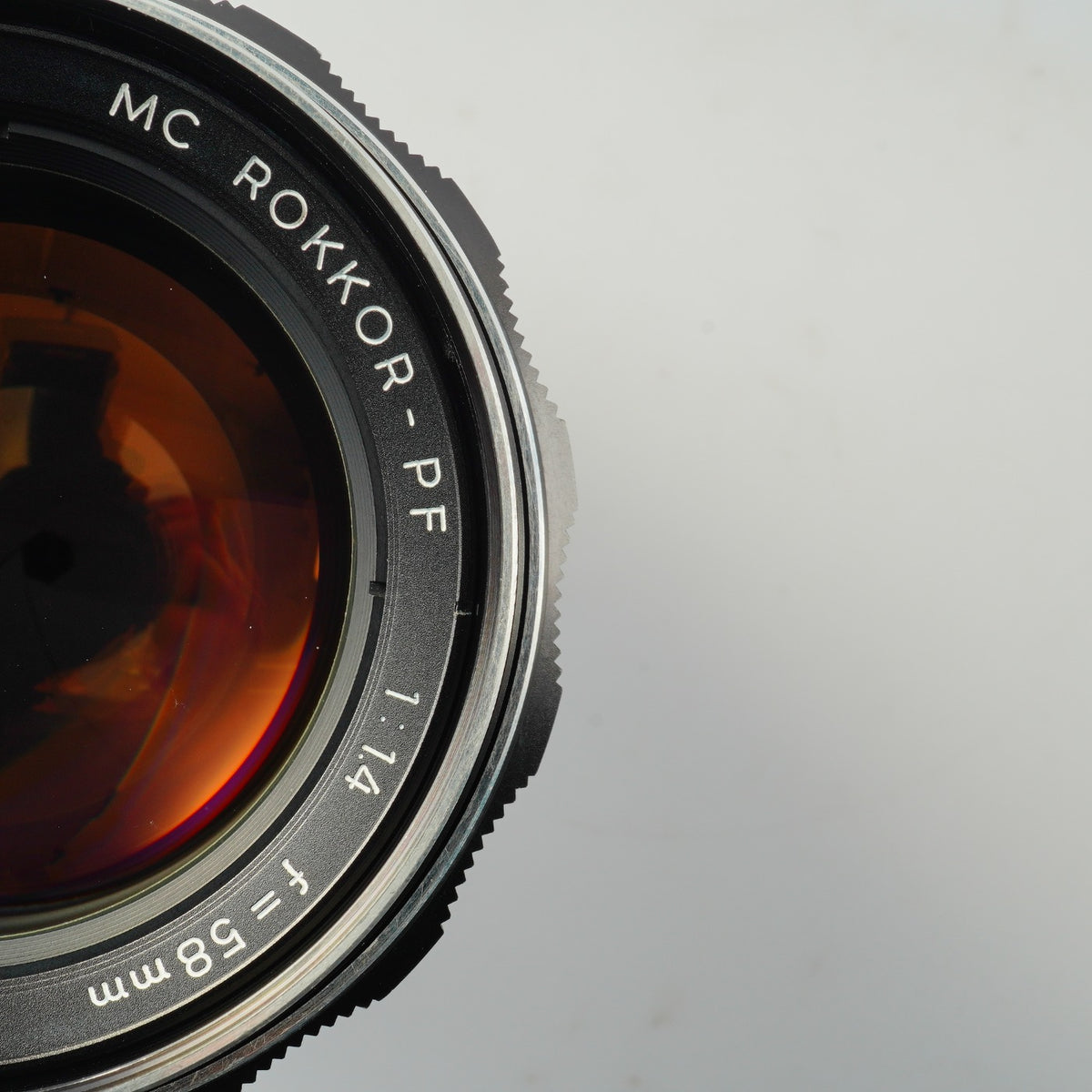 【Serviced】 MINOLTA MC ROKKOR-PF 58mm F/1.4 単焦点レンズ