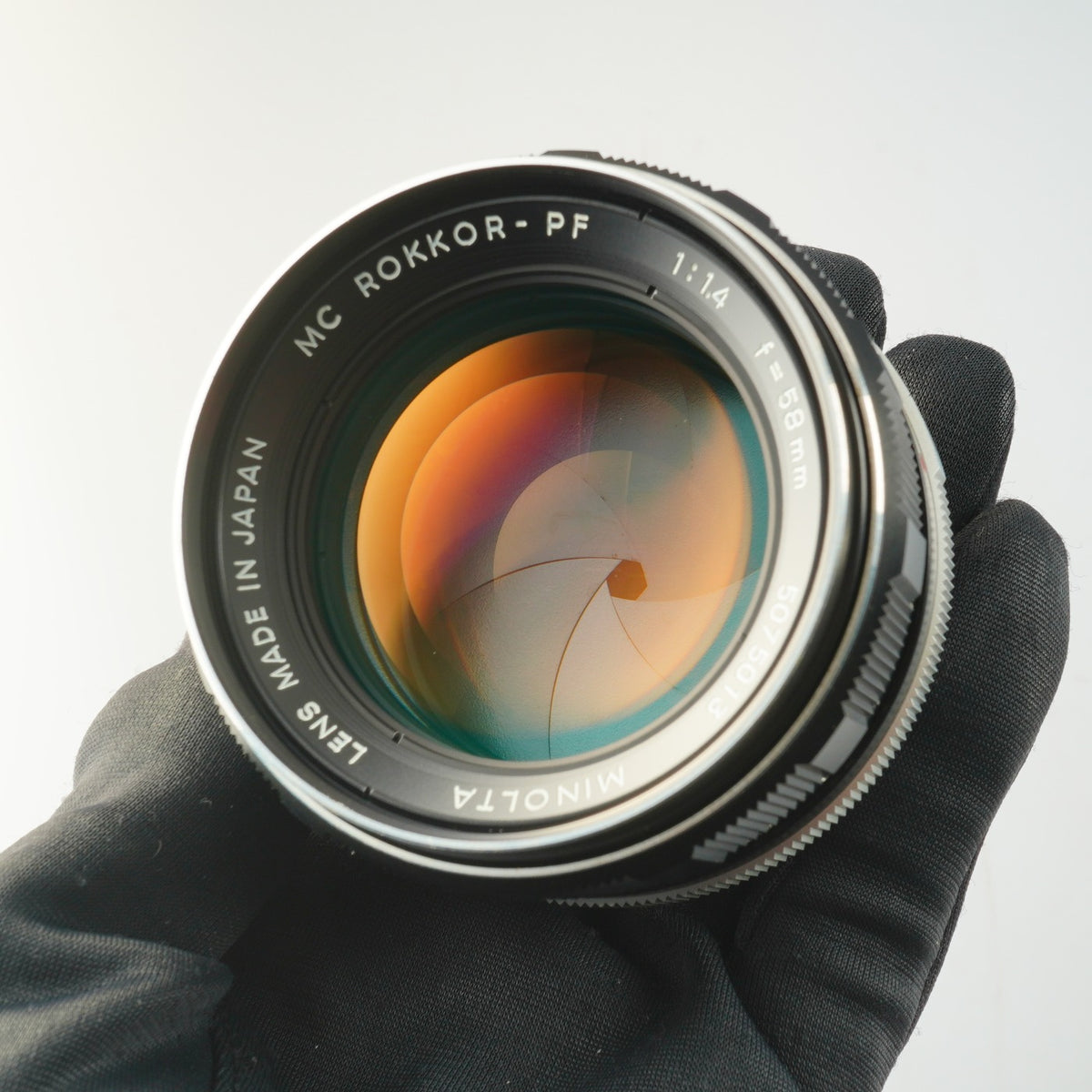 【Serviced】 MINOLTA MC ROKKOR-PF 58mm F/1.4 単焦点レンズ